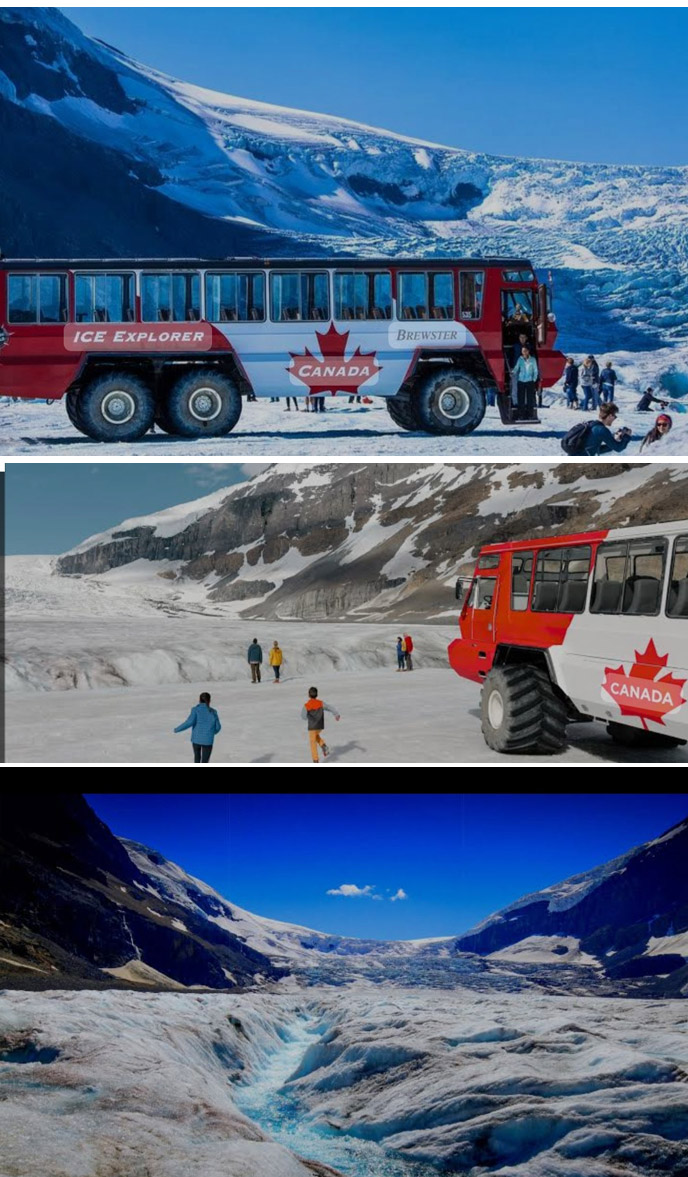 Nature's pampered spiritual retreat Athabasca Glacier, Canada